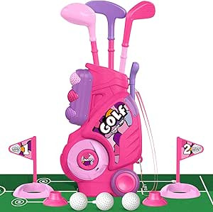 Liberry Toddler Golf Set with Putting Mat for 2 3 4 5 Years Old Boys Girls, Upgraded Kids Golf Ca... | Amazon (US)