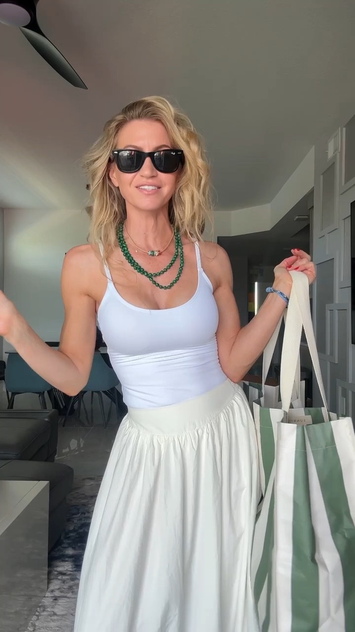 Pool outfit! 
Viral swimsuit in white: wearing size small, long torso, ON SALE for under $100 


#LTKSwim #LTKootd #LTKTravel