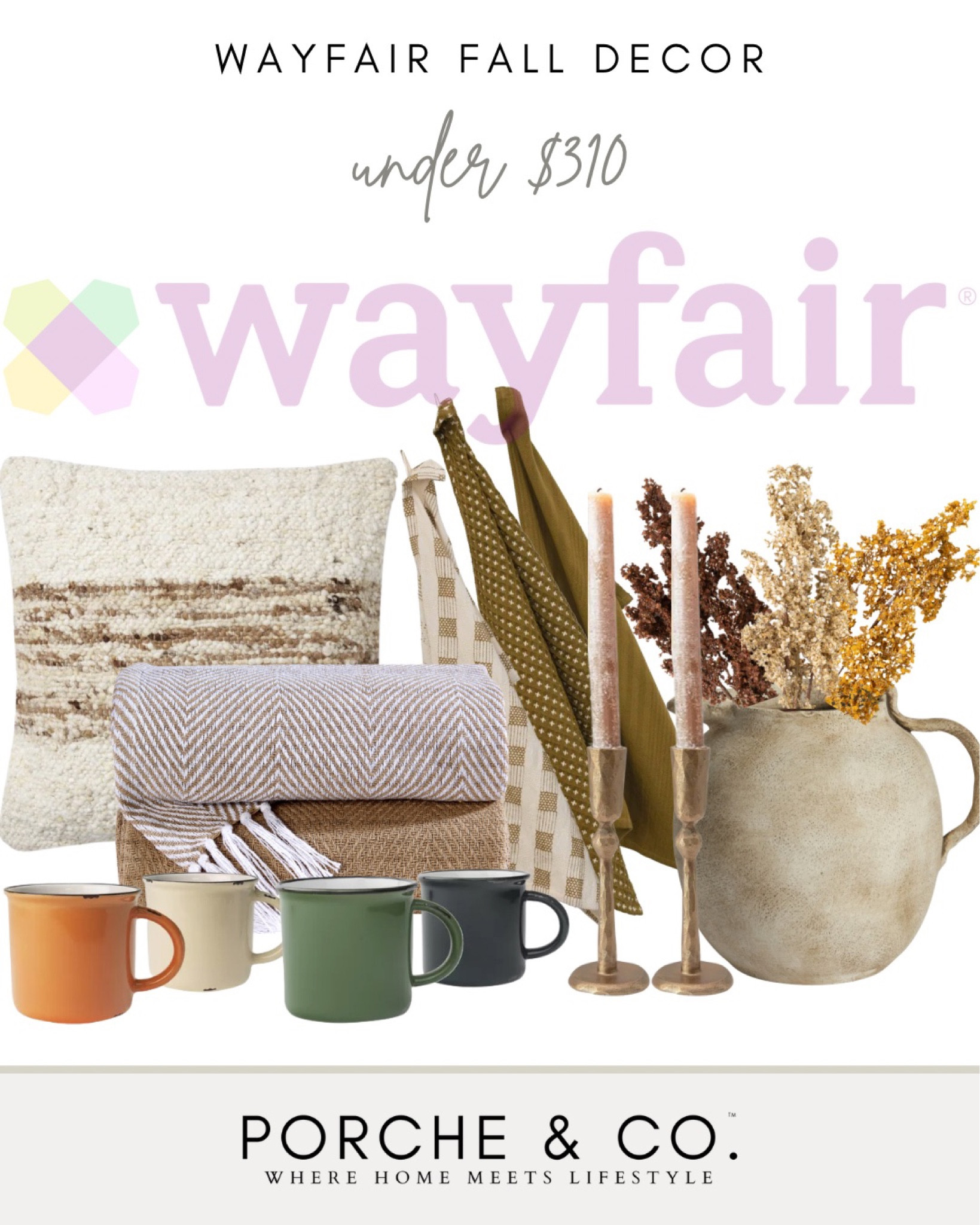 Wayfair fall decor, fall styling, Wayfair finds modern classic decor
#visionboard #moodboard #porcheandco

#LTKstyletip #LTKhome #LTKSeasonal