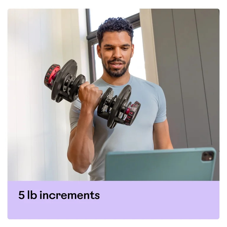 BowFlex SelectTech 1090 Adjustable Dumbbell (Single), Free 2-month JRNY Membership | Walmart (US)