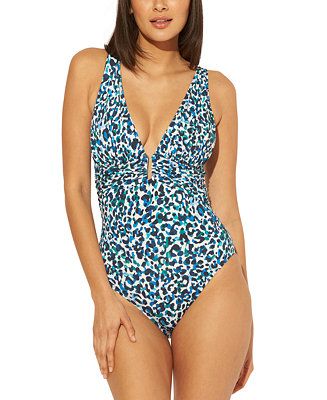 Animal-Print One-Piece Swimsuit | Macys (US)