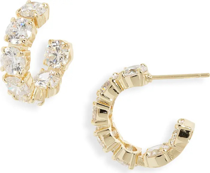 Melinda Maria Oh She Fancy Inside Out Huggie Hoop Earrings | Nordstrom | Nordstrom