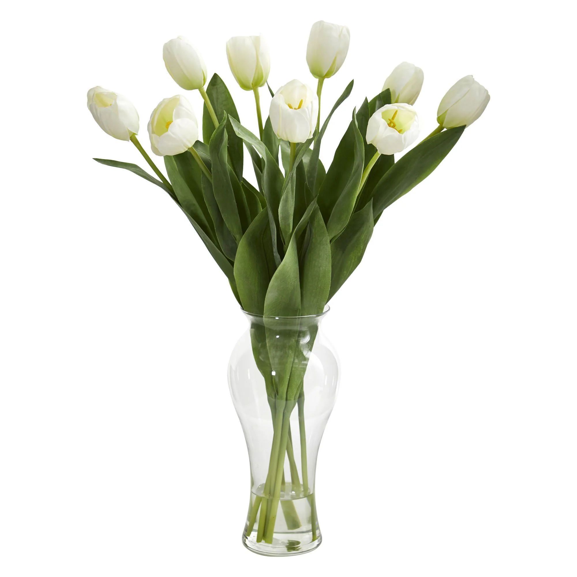 24” Tulips w/Vase 1361 Nearly Natural | Nearly Natural