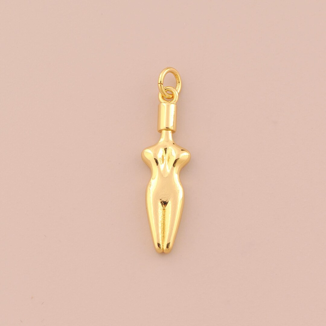 18K Gold Filled Human Body Pendant Gold Human Body Charms Human Body Charm for DIY Bracelets Neck... | Etsy (US)