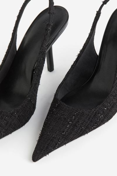 Pointed slingback court shoes | H&M (UK, MY, IN, SG, PH, TW, HK)