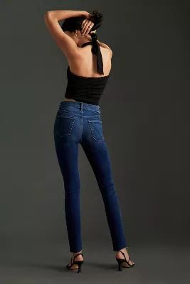 MOTHER The Stunner High-Rise Ankle Fray Jeans | Anthropologie (US)