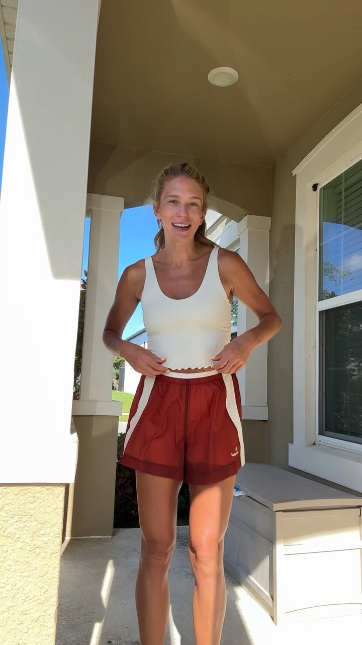 These two pieces are new from Lulu! The shorts have built-in biker shorts that don’t ride up and aren’t restrictive. Loving these pieces!

#LTKmomlife #LTKootd #LTKfitnessgoals