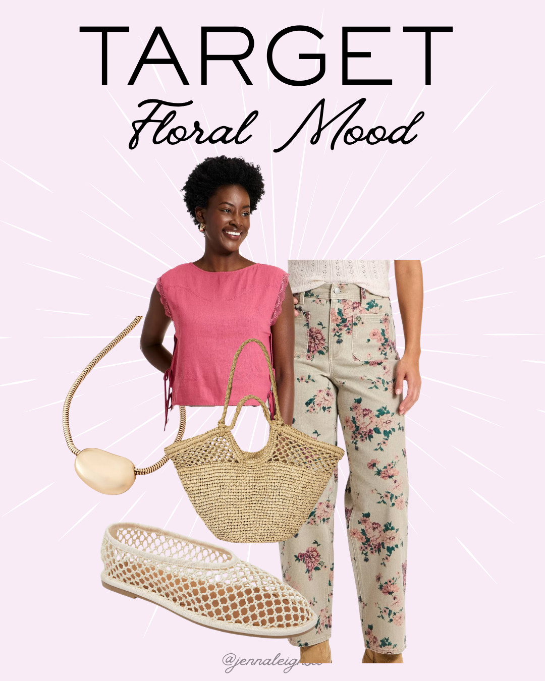 Floral mood with soft pinks and fresh whites. Such a pretty combination for an easy spring outfit. 

 #LTKootd #LTKSeasonal #LTKMidsize