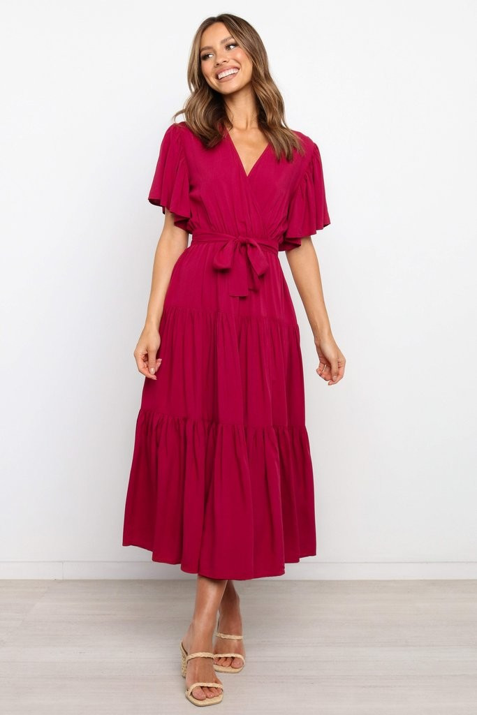 Barker Dress - Wine | Petal & Pup (US)