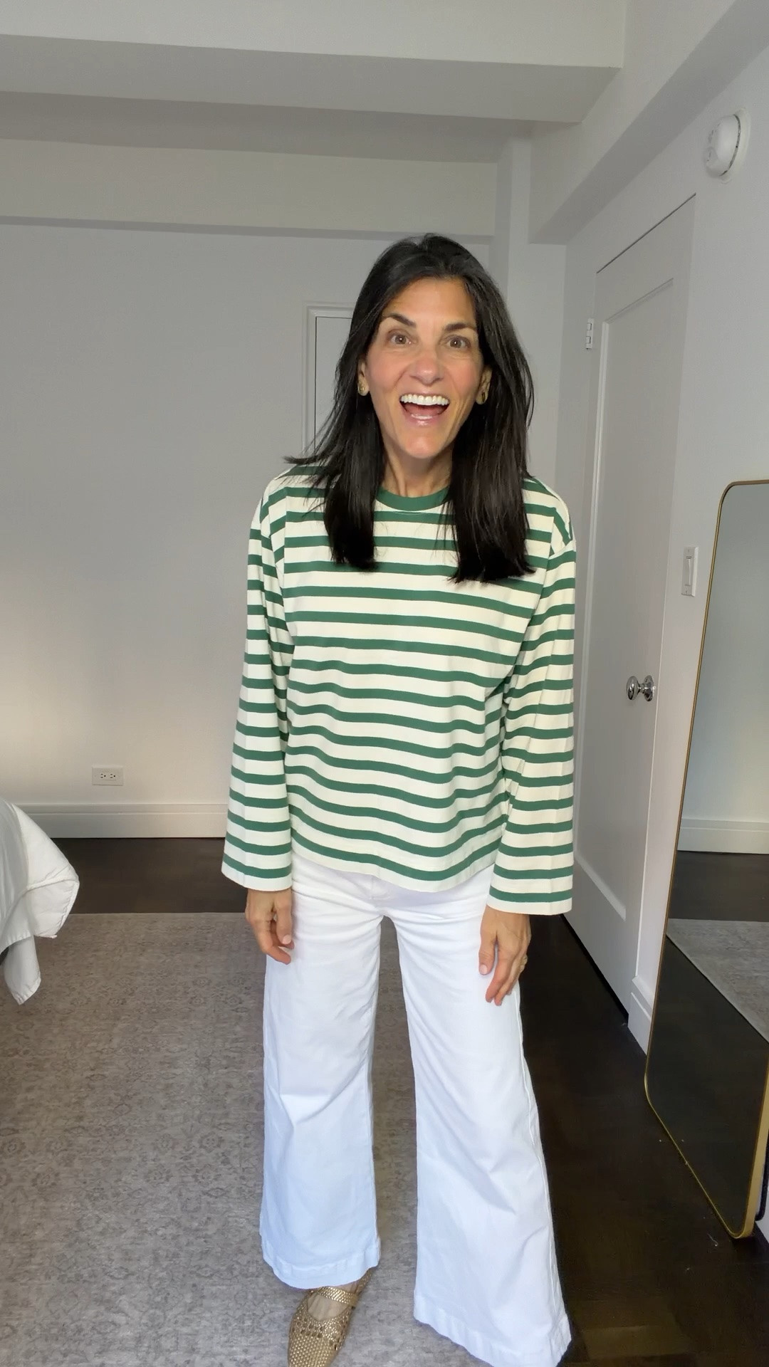 Green and ivory
