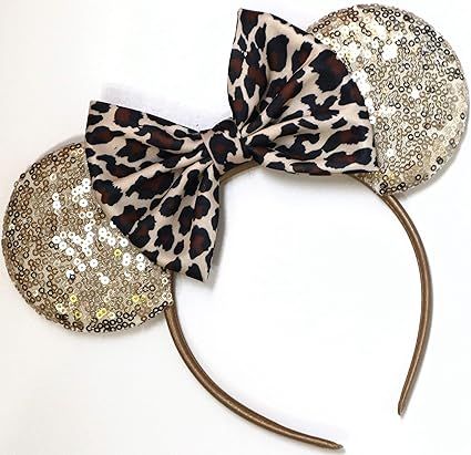 Leopard Mickey Ears, Cheetah Mickey Ears, Leopard Minnie Ears, Cheetah Minnie Ears, Minnie Ears, ... | Amazon (US)