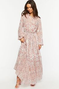 Chiffon Floral Print Maxi Dress | Forever 21 (US)