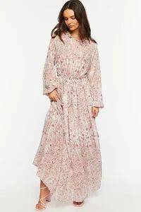 Chiffon Floral Print Maxi Dress | Forever 21 (US)