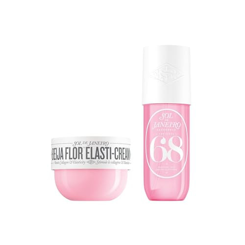 Sol de Janeiro Collagen Boosting Beija Flor Elasti-Cream & Cheirosa 68 Hair and Body Fragrance Mist Duo 8.1 fl oz. | Amazon (US)