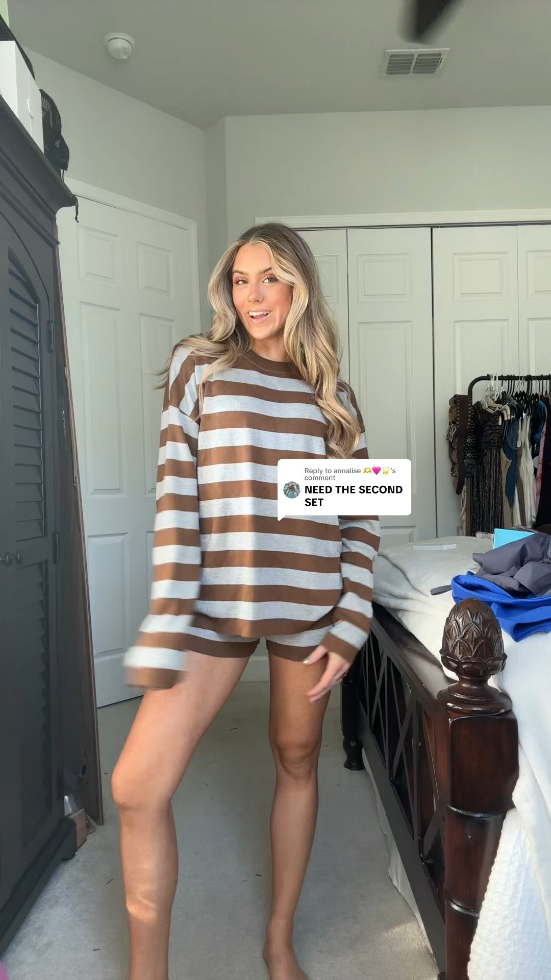 Amazon Panadila Womens Striped Sweater Set Oversized Lounge Sets Matching Pajamas Long Sleeve Sweater Top and Shorts size small  

#LTKFindsUnder50 #LTKWatchNow #LTKSeasonal