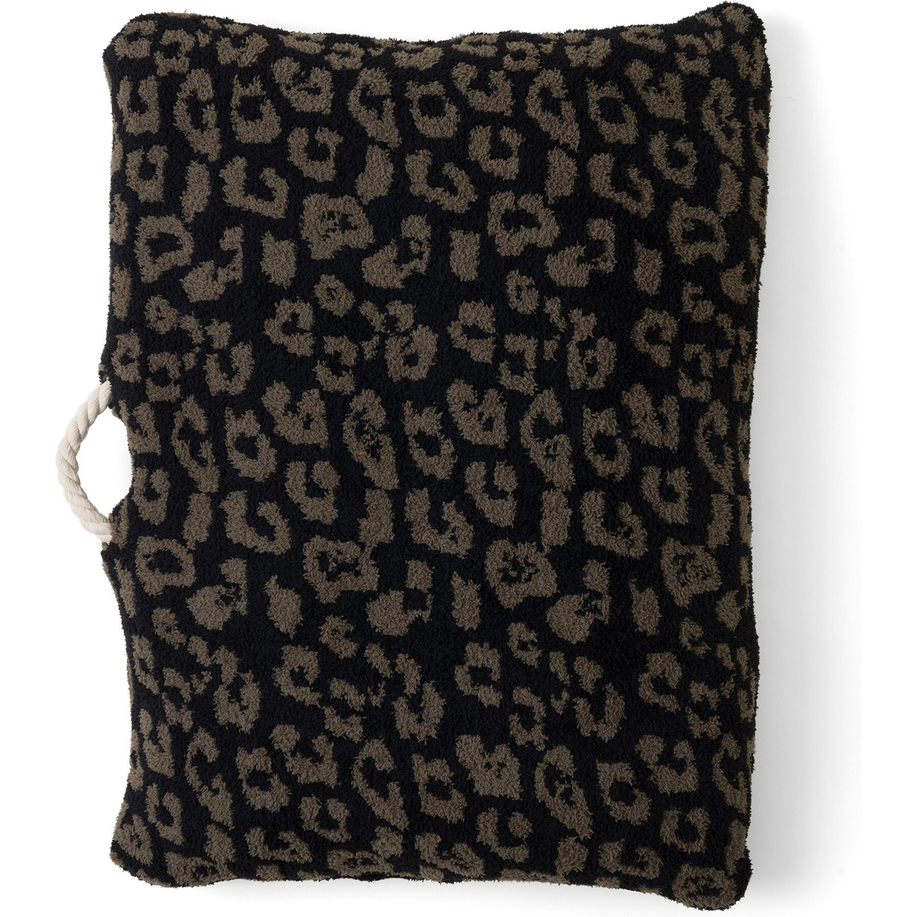 Barefoot Dreams CozyChic Barefoot in the Wild Dog Bed, Thyme/Black, Medium | Chewy