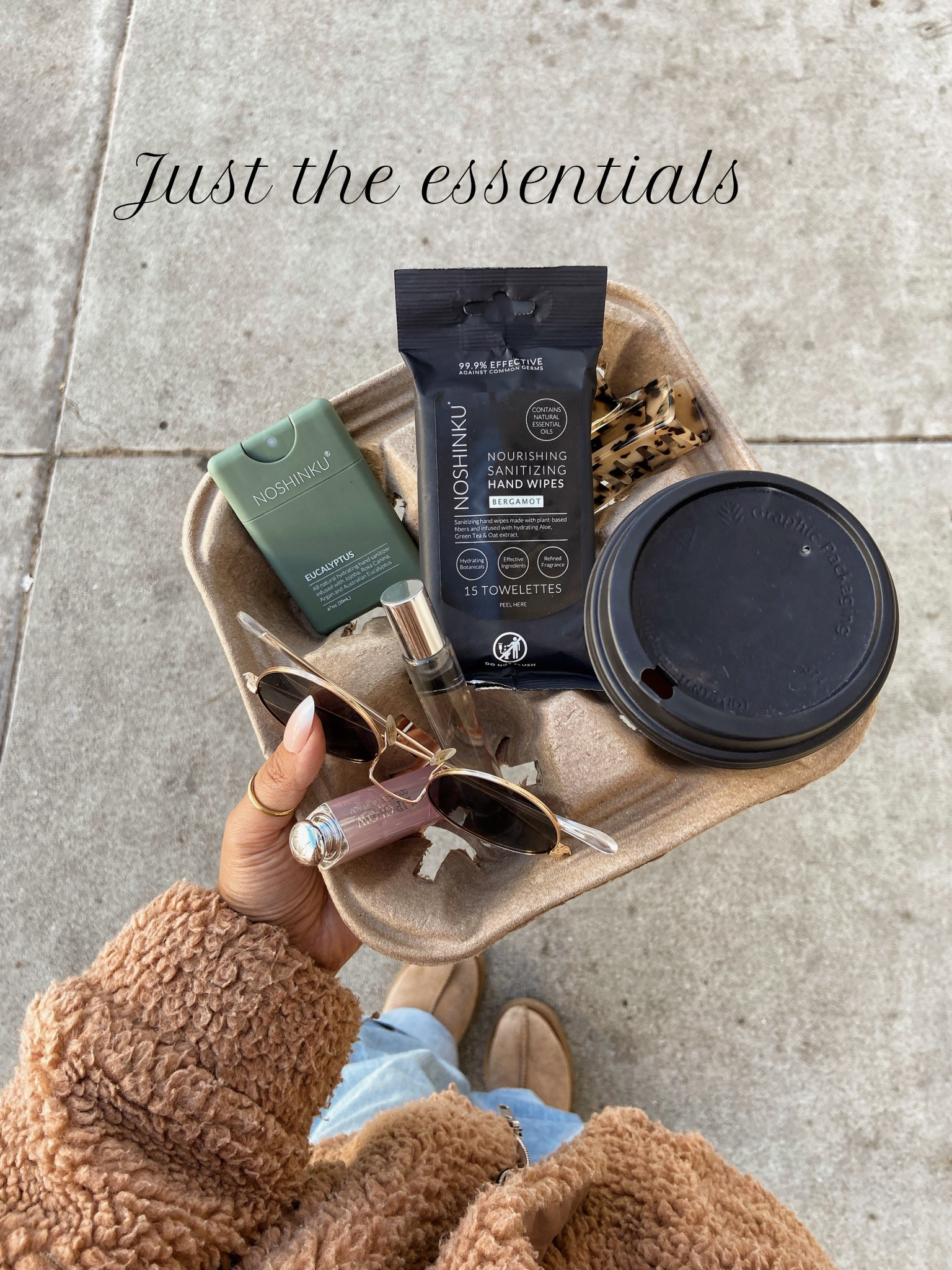 What’s in my bag. Noshinku hand sanitizer. Stocking stuffer ideas 

#LTKmomlife #LTKSaleAlert #LTKGiftGuide