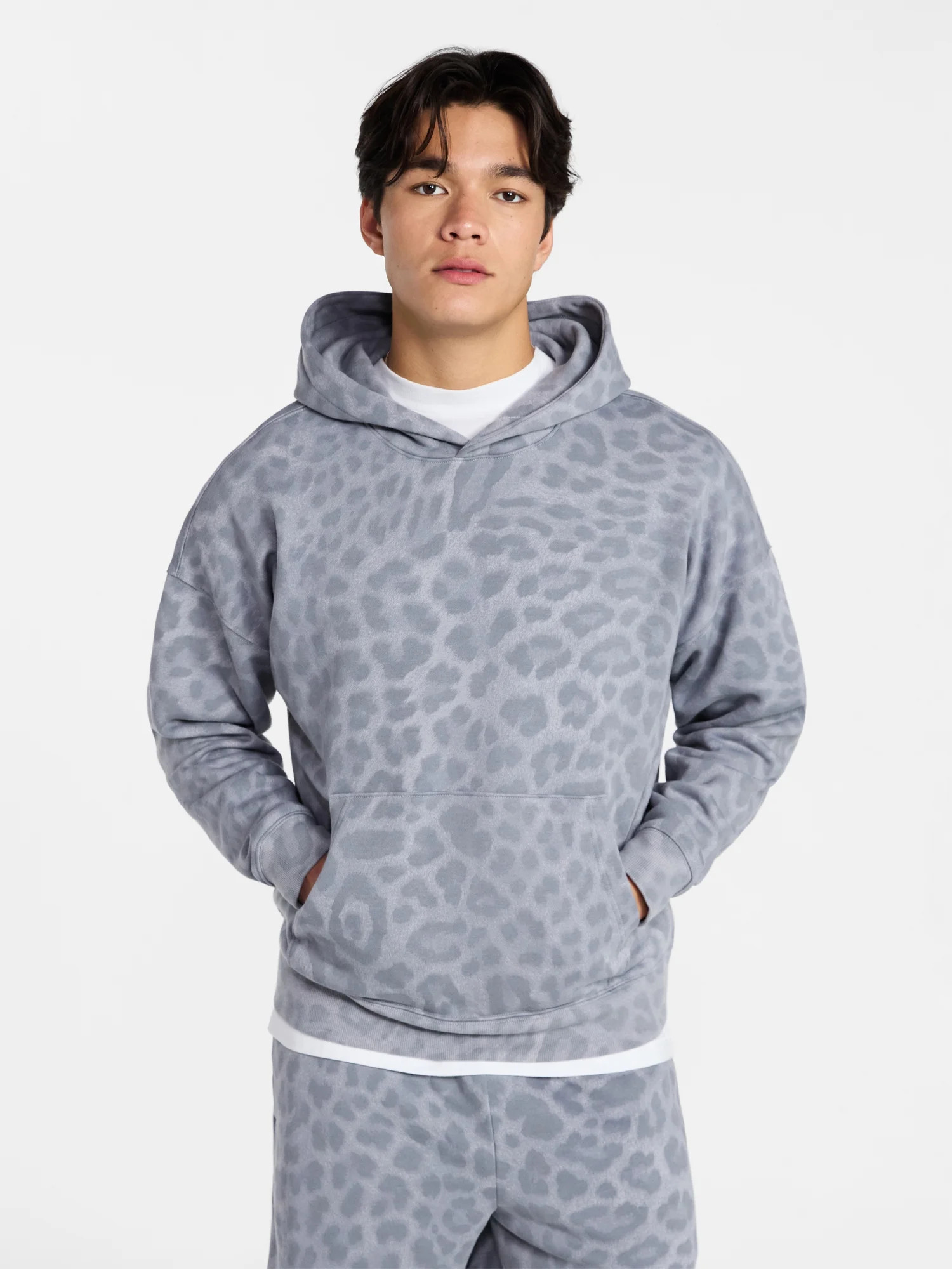 No Boundaries Oversized Hoodie with Long Sleeves, Men's XS-5XL | Walmart (US)