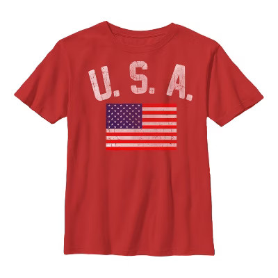 Boy's Lost Gods USA Classic Flag T-Shirt | Target
