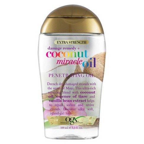 OGX Extra Strength Damage Remedy + Coconut Miracle Oil Penetrating Oil - 3.3 fl oz | Target