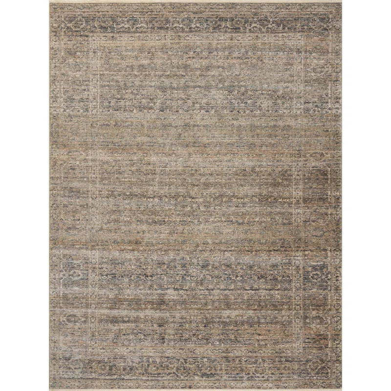 Amber Lewis x Loloi Molly Navy / Blush Area Rug | Wayfair North America