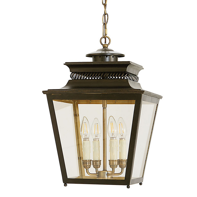 Piedmont 4-Light Lantern - Antique Bronze - Ballard Designs | Ballard Designs, Inc.