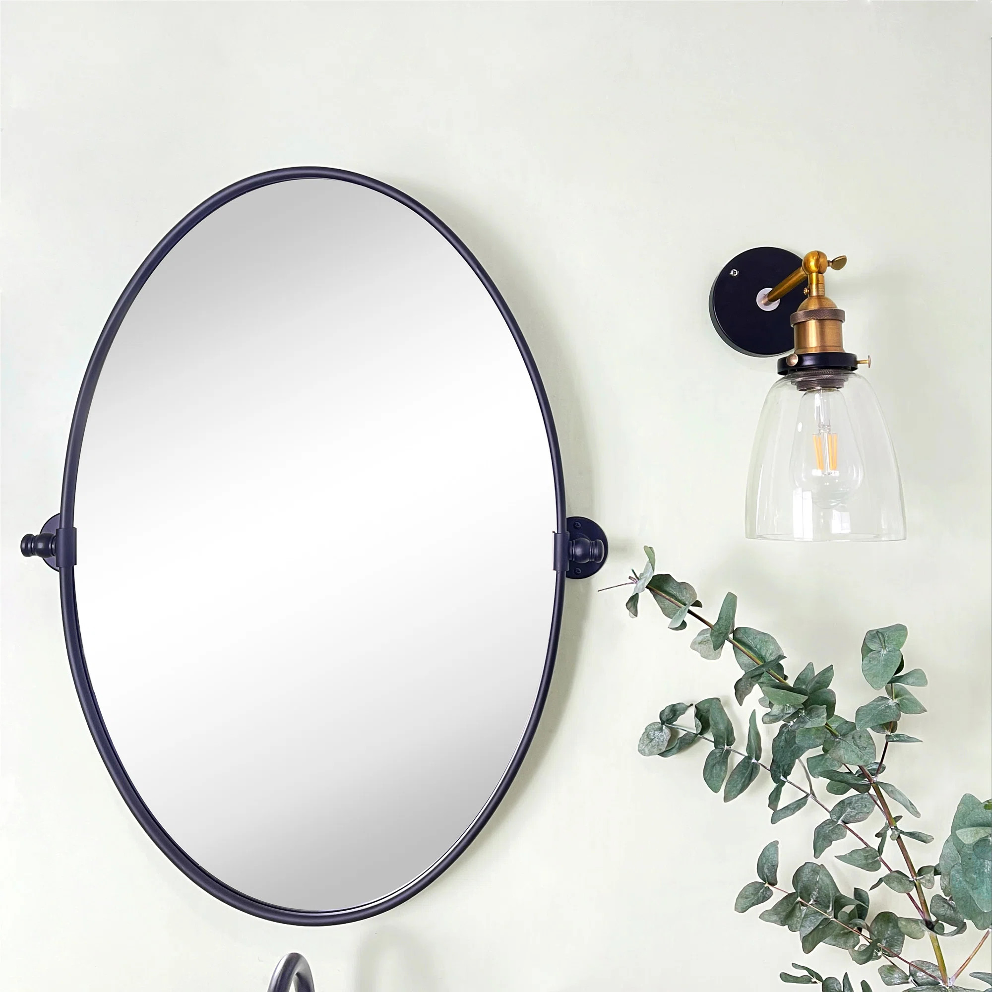 Luecinda Metal Framed Wall Mounted Bathroom / Vanity Mirror | Wayfair North America