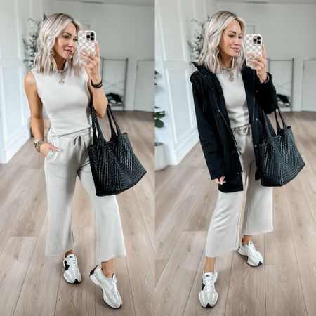 Amazon comfy rainy day outfit // wearing a small in rain jacket and xs in set. The material feels so amazing and luxe! 



#LTKstyletip #LTKsalealert #LTKSeasonal
