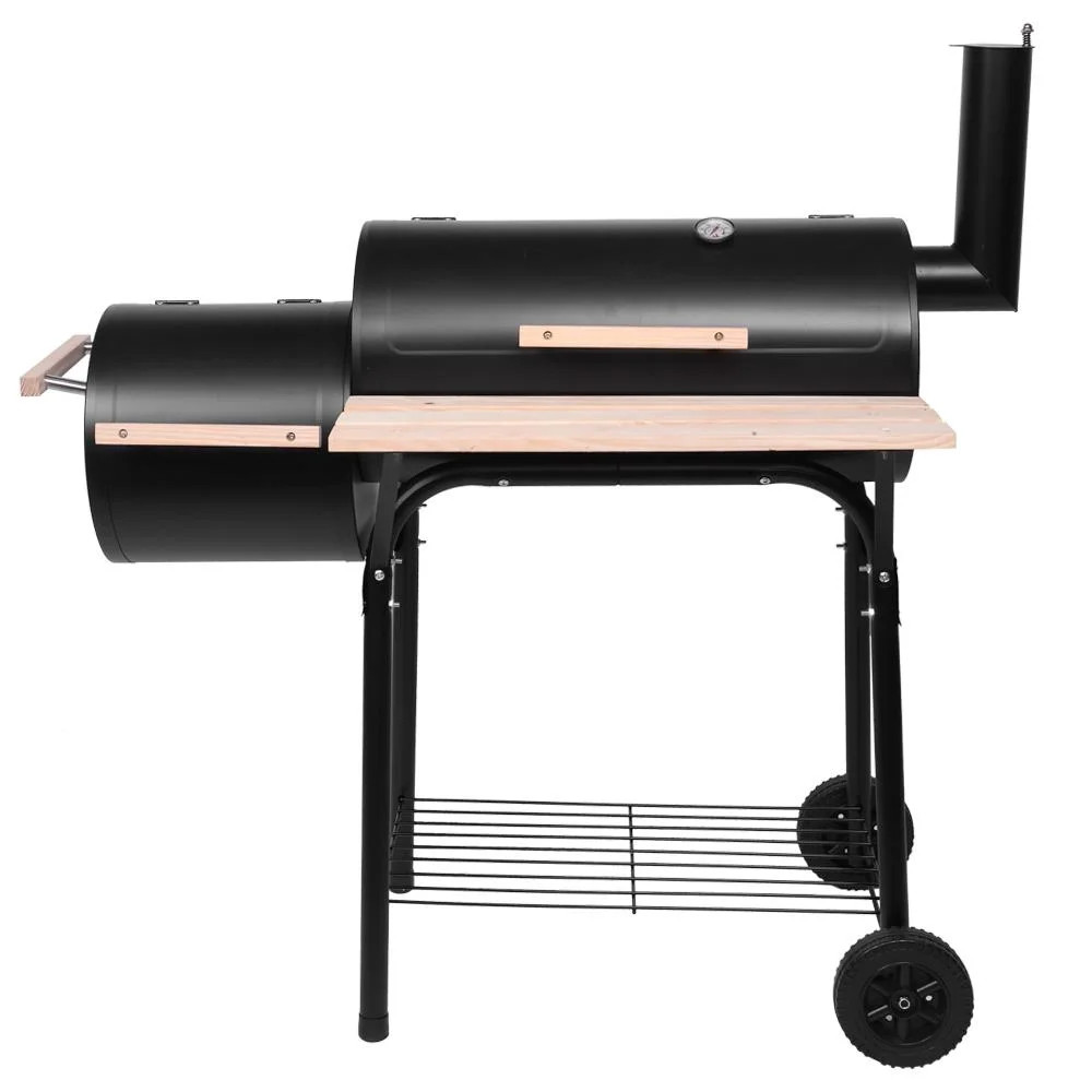 Zimtown Charcoal BBQ Grill Outdoor Meat Cooker Smoker Patio Backyard Black | Walmart (US)