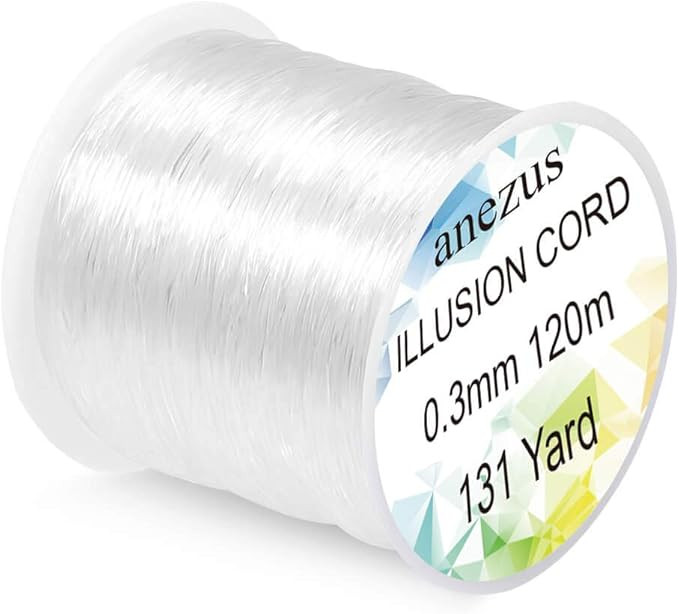 Anezus Fishing Line Nylon String Cord Clear Fluorocarbon Strong Monofilament Fishing Wire | Amazon (US)