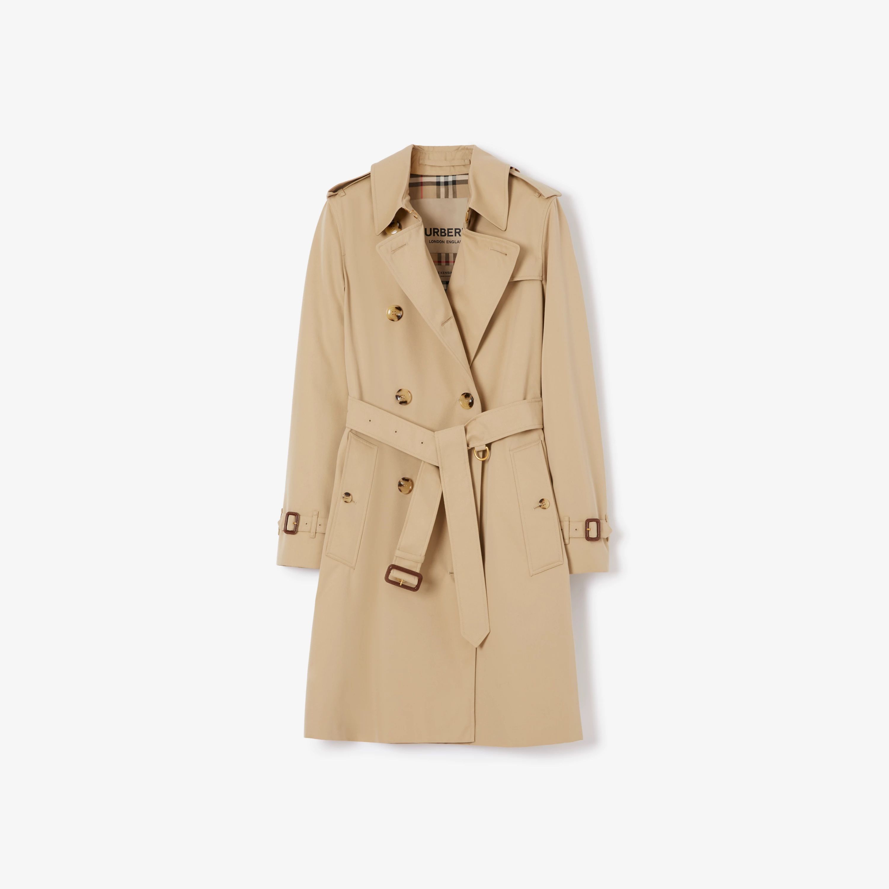 Mid-length Kensington Heritage Trench Coat in Honey - Women | Burberry® Official | Burberry (US)