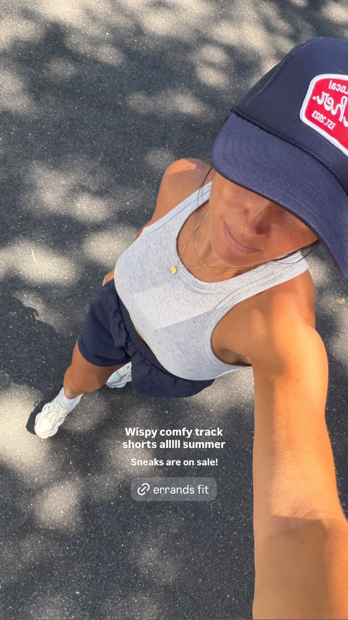 Wispy comfy track shorts alllll summer  Sneaks are on sale!