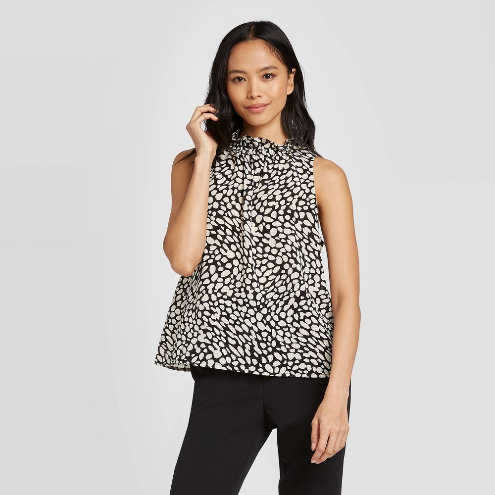 Women' leevele High Neck Ruffle Bloue - Who What Wear™ | Target
