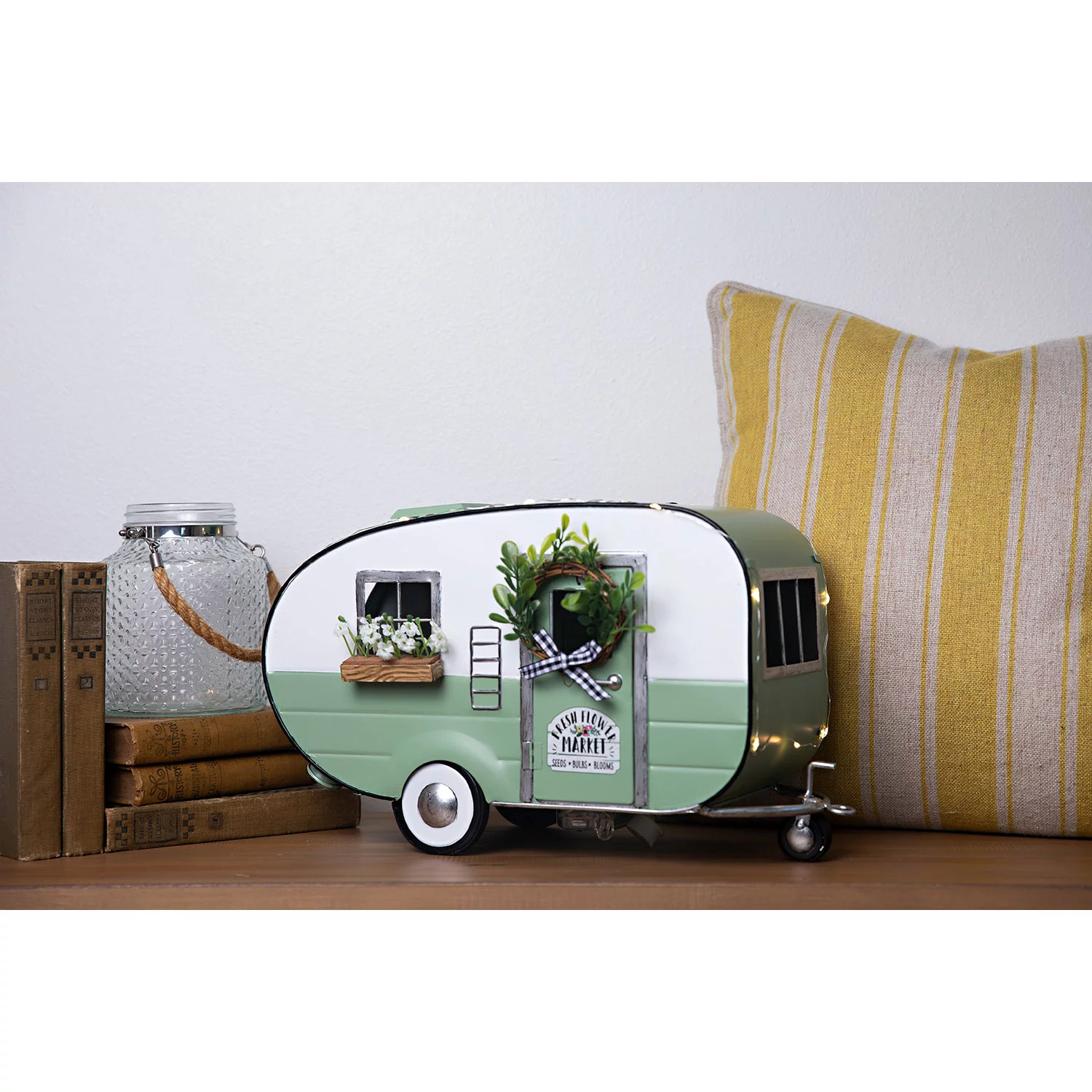 Member's Mark Vintage Truck - Green and White Spring Camper | Sam's Club