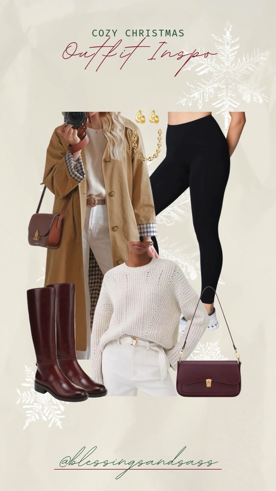 Cozy Christmas outfit inspo!


Women’s fashion, outfit inspo, outfit ideas, what to wear for, fashion over 40, fashion over 50, fall outfit ideas, winter fashion, winter styles, winter outfits, winter outfit inspo, holiday styles, holiday outfits, holiday outfit inspo, holiday fashion, trending fashion, chic style, Spanx leggings pants, Amazon jacket, Amazon fashion, loft, knee high boots


 


#LTKHoliday #LTKootd #LTKOver40