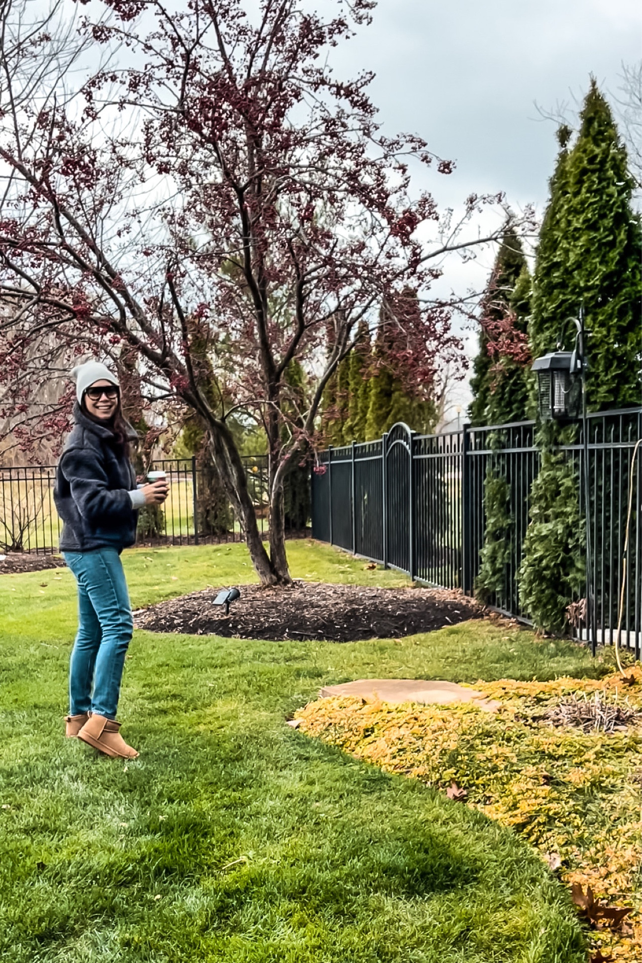 Layered and warm
- love H& M pj sets (tts) what I’m wearing underneath as a base layer😉
- waffle knit sweater (s)
- basic long sleeve fitted tee (m)
- funnel neck super warm Sherpa jacket ( m)
- amazon mini pull on boot
- straight brim two tone tortishell sunglasses
- fitted turtle neck
#ltkstyle #dogmom 



#LTKunder50 #LTKCyberweek #LTKunder100