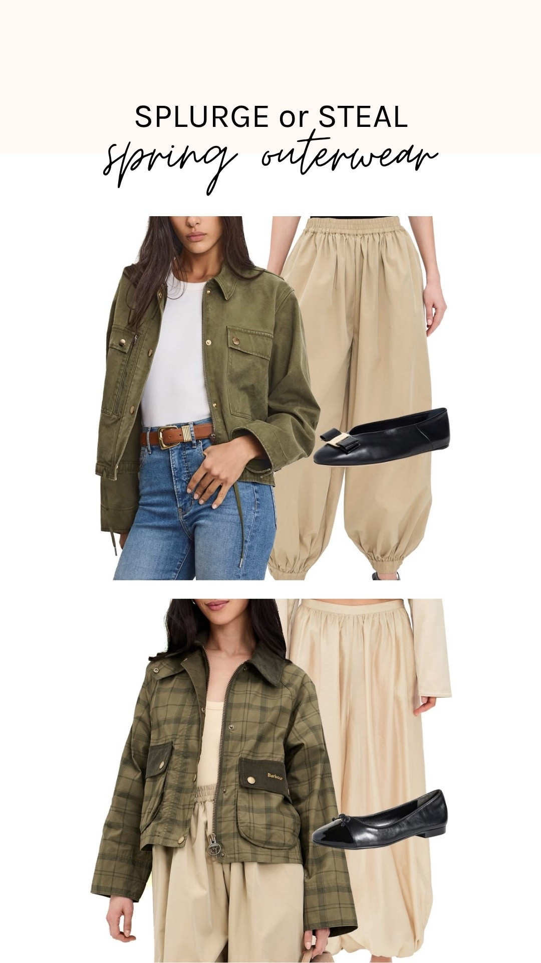 When the seasons start to blur together, transitional outerwear is the name of the game. A great jacket is a must-have—layered over knits one day and styled with lighter spring staples the next. This weekend’s picks feature stylish lightweight jackets paired with on-trend trousers and denim. Whether you’re looking for a steal or ready to splurge, you’re sure to find a look you’ll love.

#LTKootd