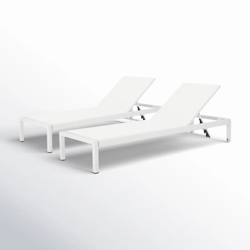 Wade Logan® Caggiano 77.56'' Long Reclining Single Chaise Product details Includes: two (2) loun... | Wayfair North America