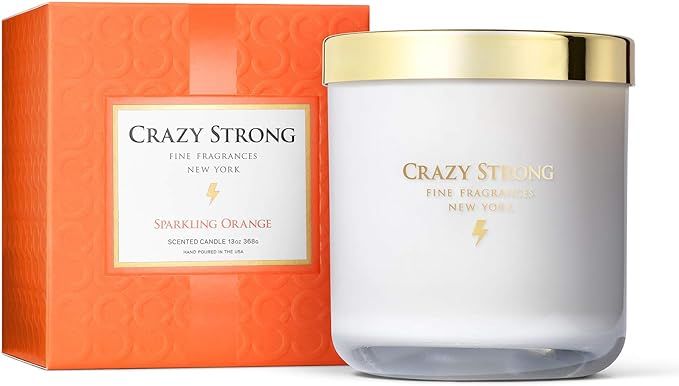 Crazy Strong Sparkling Orange 13 oz. 2-Wick Candle | Amazon (US)