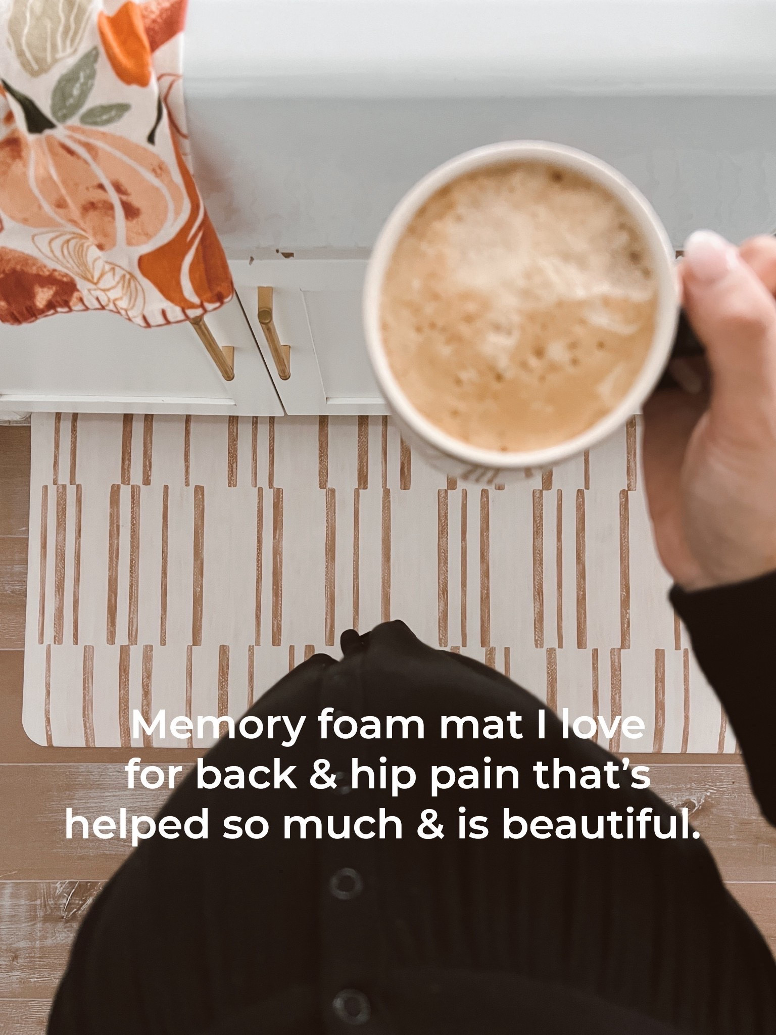 Memory foam mat I added to help with back pain and hip pain from
Pregnancy! I love how it’s helped so much and is beautiful

#LTKmomlife #LTKHome