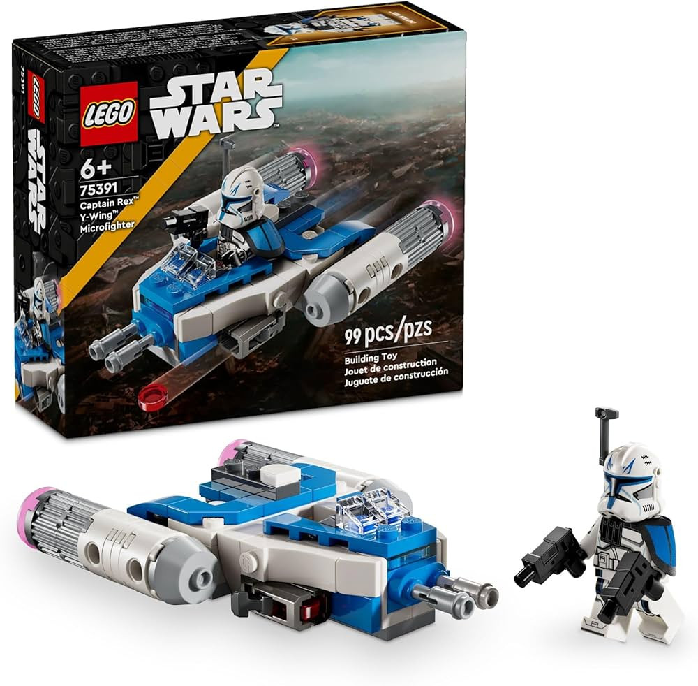 LEGO Star Wars: The Clone Wars Captain Rex Y-Wing Microfighter Building Set, Collectible Star War... | Amazon (US)