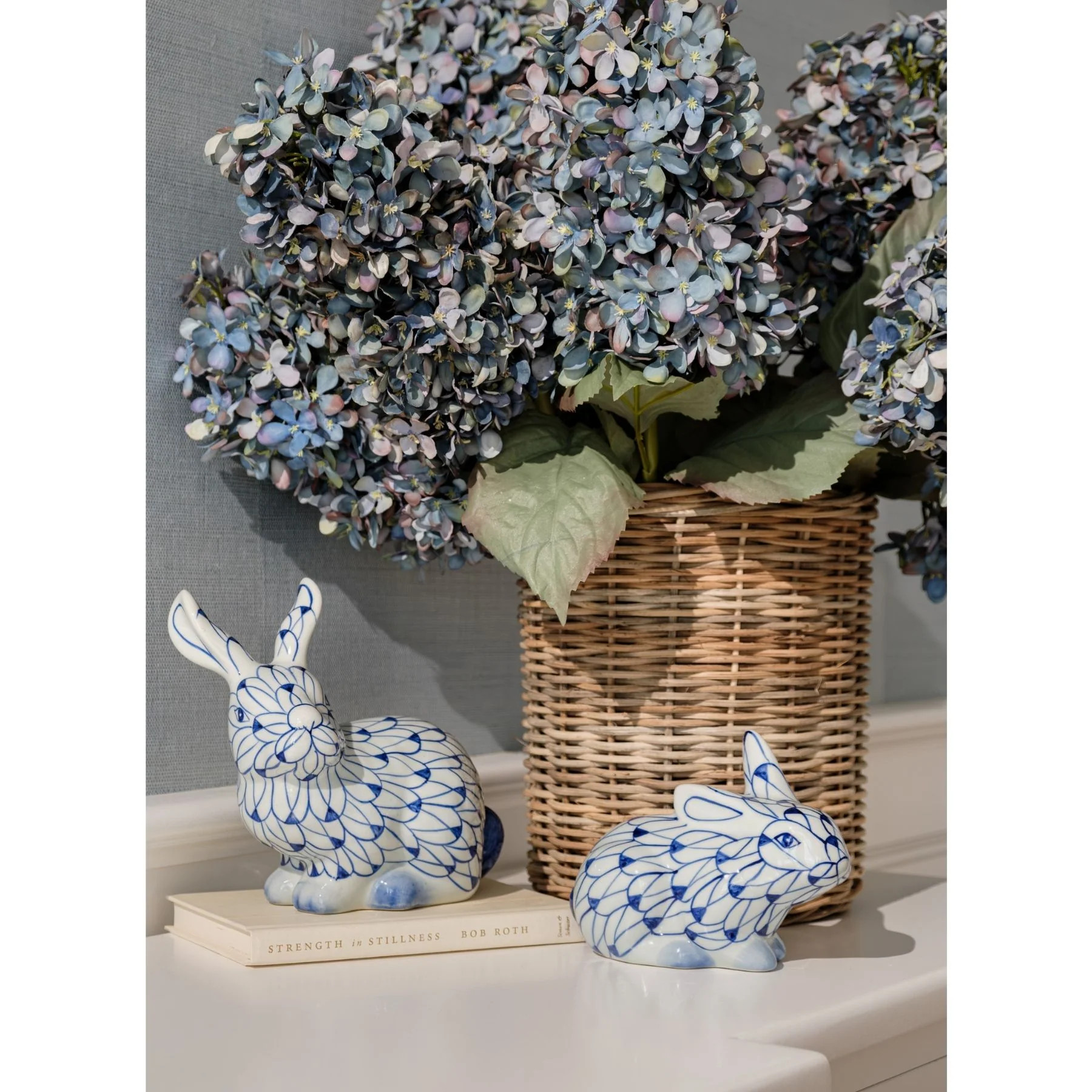 Chinoiserie Decorative Bunny - Large | Cailini Coastal