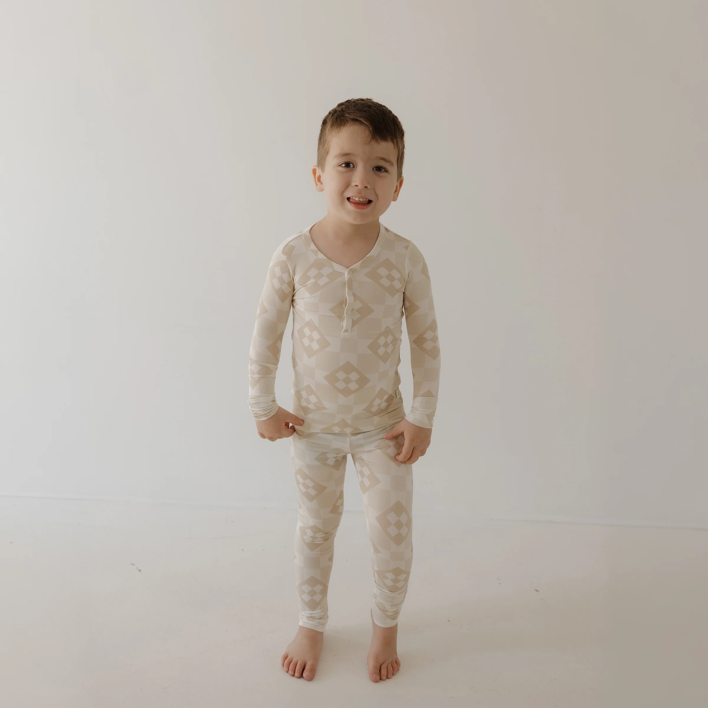 Bamboo Two Piece Pajamas | Cottage Quilt | Forever French