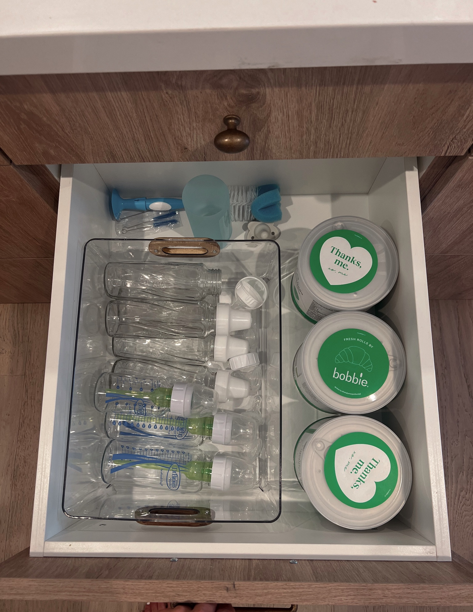 Decided to go with glass bottles so there’s less risk of chemicals and microplastics leaching when heated versus plastic bottles. I got two different brands to test out. Also linking a clean baby formula made with European standards - all of my mom friends swear by this! 

Baby bottles 
Glass baby bottles 
Organic baby formula 
Clean baby formula 
Baby registry 
Clear organization bin 
Nesting 
Maternity 
Baby 
Bump


#LTKHome #LTKBaby #LTKBump