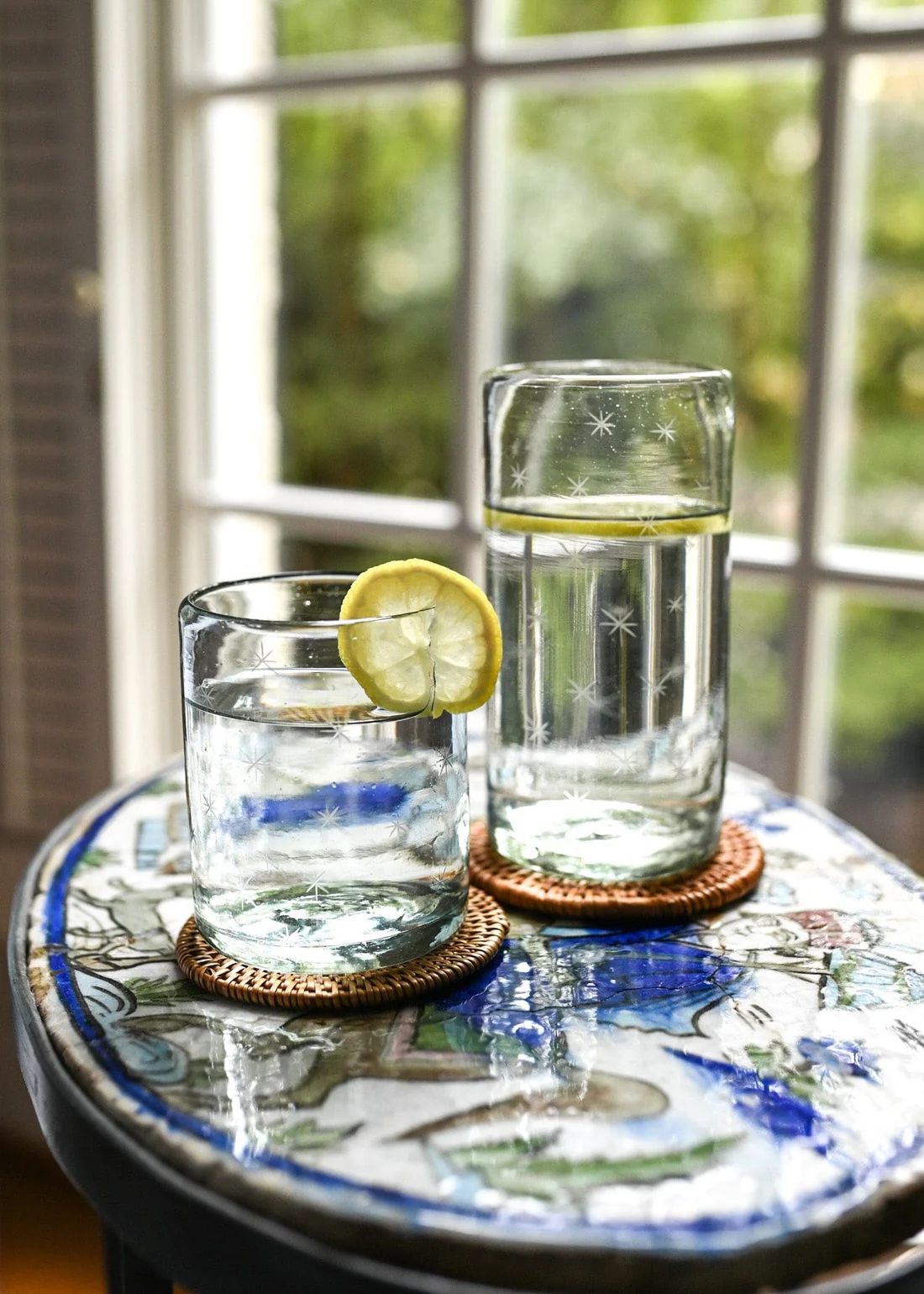 Starry Night Water Glass in Clear | Half Past Seven