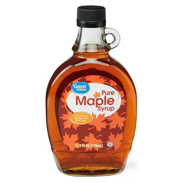 Great Value Pure Maple Syrup, 12.5 fl oz - Walmart.com | Walmart (US)