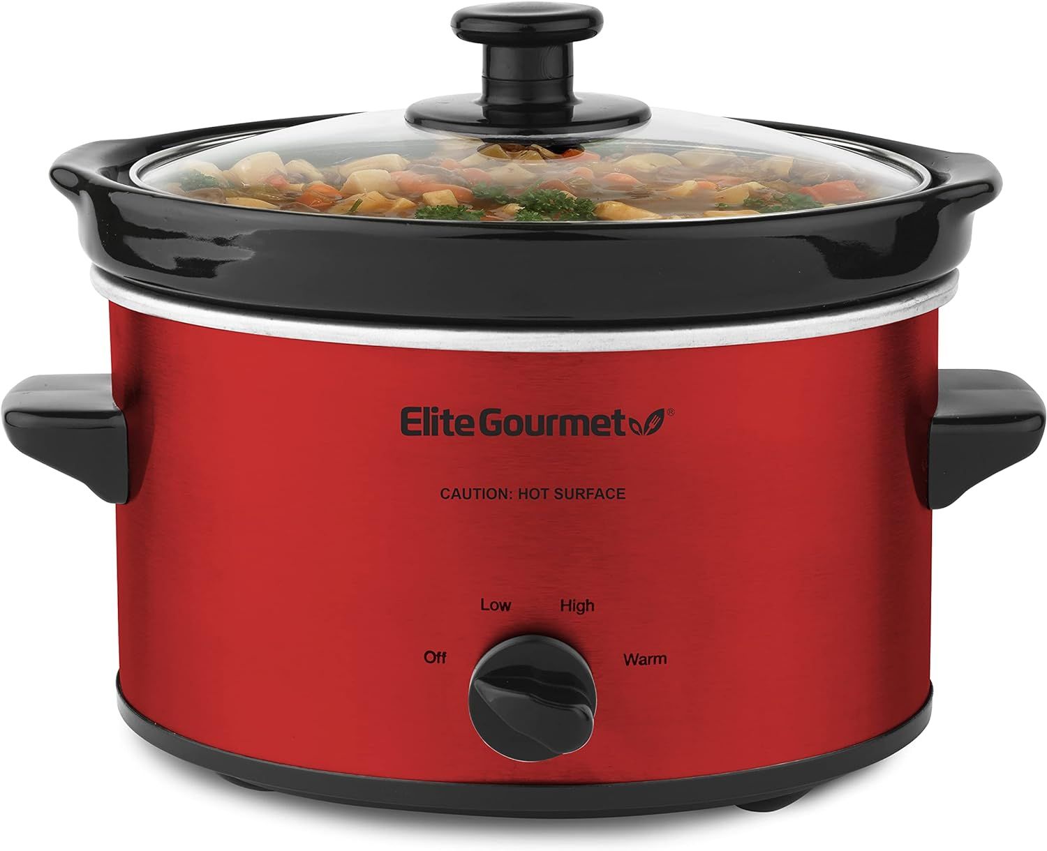 Elite Gourmet MST-275XR Electric Oval Slow Cooker, Adjustable Temp, Entrees, Sauces, Stews & Dips... | Amazon (US)