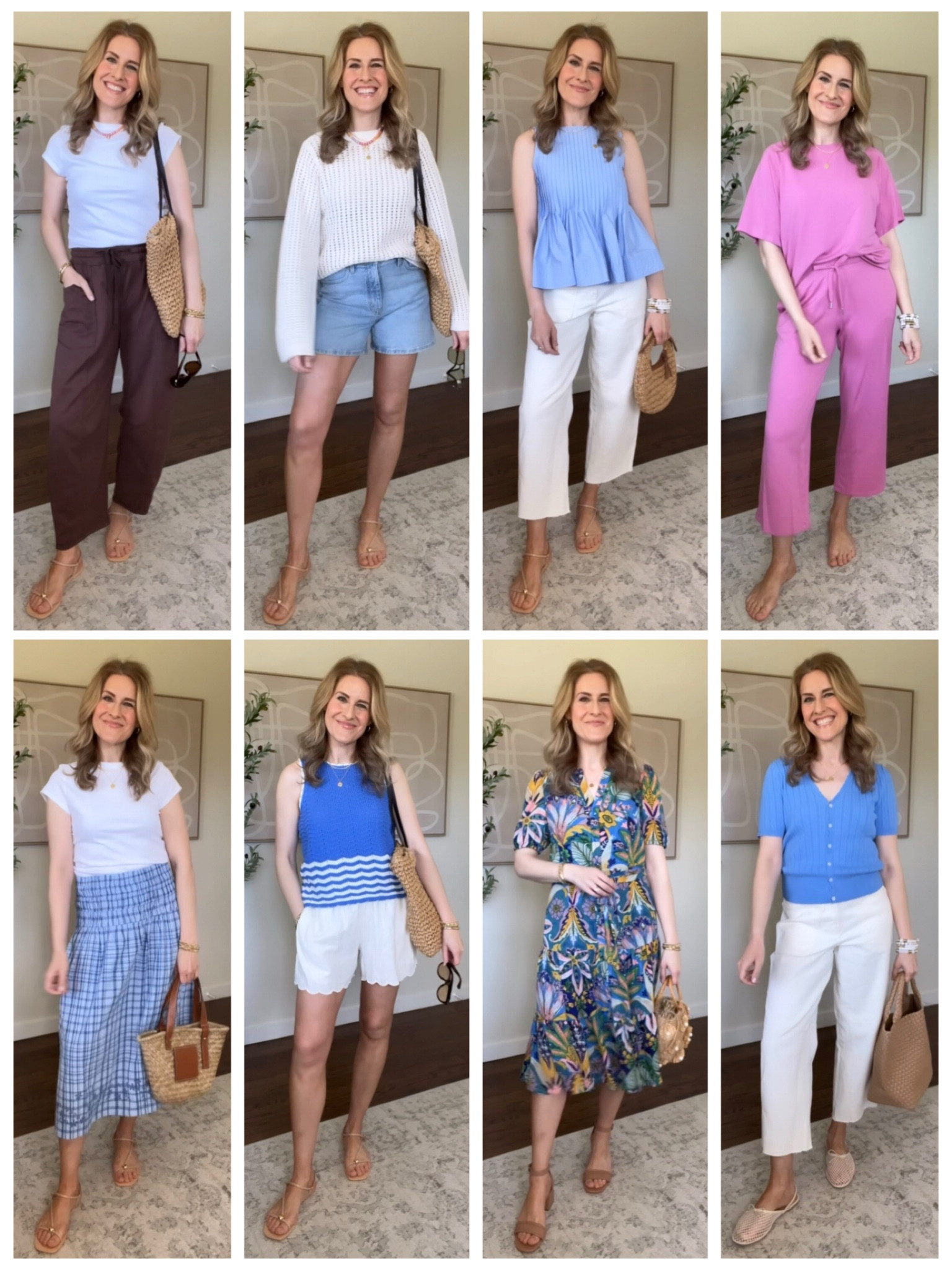 Everything I’m loving at Walmart this week! Stayed true to size small in each. Went up one size to medium in the dress. Wearing girls size XL in the crochet tank top. Medium in the scalloped white shorts. #walmartfashion #walmartfinds 

#LTKOver40 #LTKMothersDay