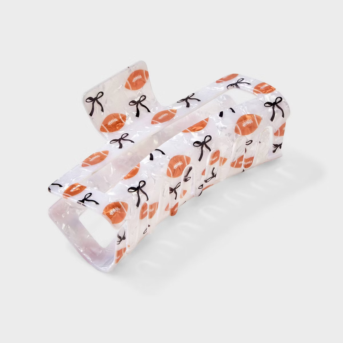 Game Day Rectangle Claw Hair Clip - Wild Fable™ Acrylic Multicolor | Target