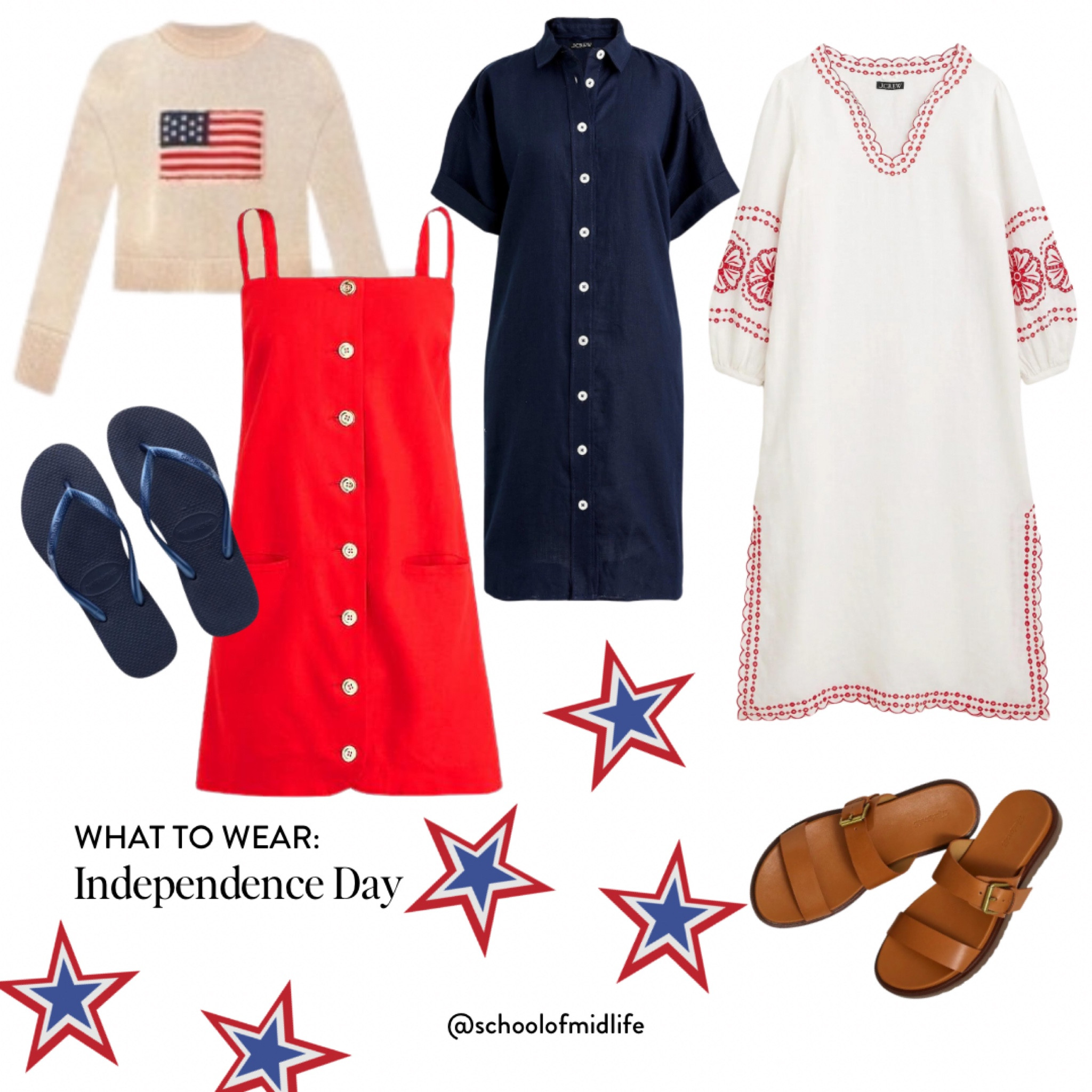 WHAT TO WEAR: Independence Day! 🇺🇸


#LTKStyleTip #LTKSeasonal #LTKOver40